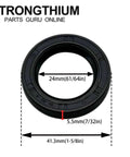 Crankshaft oil seal dimensions for Beefed Up Crank Case Side Cover Gasket Oil Seal Kit for Predator 212 and GX Engines