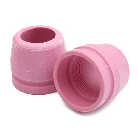 10 Pack SG55 AG-60 Cutting Torch Nozzles For WSD-60 Plasma Cutter Fits CUT-60 LGK50 50DX shown in pink, designed for high flow consumables.