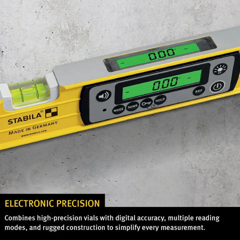 Magnetic Digital Level 24 Inch Built Different With Dual Illuminated Screens And IP67 Waterproof Shell For Unrivaled Jobsite Performance And Strong Magnetic Grip For Framing And Carpentry Tasks