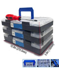 2600 Piece Screw And Bolt Set With Nuts And Washers In Steel Hex Head Fasteners For Home Improvement DIY Projects Automotive And Garage Repair For Woodworking And Metalworking Projects storage case