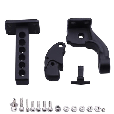 Metal RC Crawler Trailer Hook Drop Hitch Receiver For Traxxas TRX4 Axial SCX10 II III Redcat Gen7 Gen8 unassembled CNC metal parts