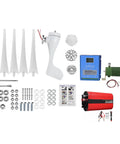 Power Up Home With A 2000W Wind Turbine Generator Kit That Runs On 12V 24V Or 48V Includes components including blades and controller