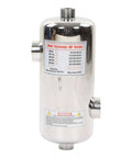 40 kW Pool Heat Exchanger For Spa And Hot Tub Heating, Stainless Steel, Saltwater Ready, Efficient Circular Heating System