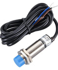 M18 Capacitive Proximity Sensor Switch Non Shield Type LJC18A3 B Z AX with 50 inch cable and blue detection cap