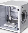 Pro Grade 220V 3D Printer Enclosure with vent openings, dust and water resistant cover, LED lighting, three-layer filtration.