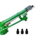 2 Inch Farm Irrigation Spray Gun For Farmland Sprinkler System With 360 Degree Adjustable Coverage, zinc alloy, nozzle set