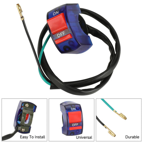 Switch for Plug And Play Mini Bike Throttle Kit Replacement For Coleman CT200U CT200U EX BT200X Baja with wiring visible
