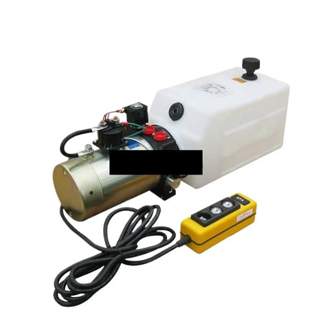 Heavy Duty 24V Hydraulic Power Unit With 1500 PSI Capacity And A Rock Solid 5L Reservoir Pumping 20 Liters Per Minute side view