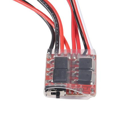 20A Brushed RC ESC With 2KHz Forward Reverse Brake For 2S RC Cars Boats And Tanks High Precision Lightweight Motor Speed Controller