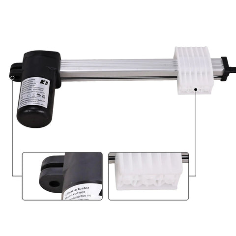 KDPT005190 Linear Actuator For Power Recliner Lift Chair Replacement with connectors, plug-and-play motor installation