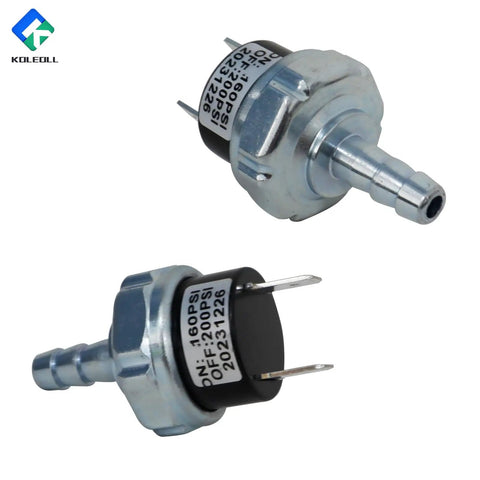 Air Compressor Micro Pressure Switch N003990 Fits D55168 Types 5 Through 8 160 PSI On and 200 PSI Off Replacement Part