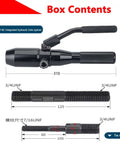 Pro Grade Hydraulic Metal Sheet Hole Puncher Kit With 66KN Clamp showing hydraulic hole opener and 3/4 UNF tie rod components.