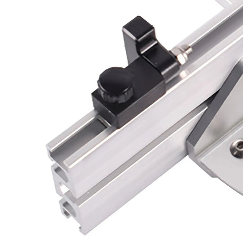 T Slot Track Positioning Stop With Hand Tightening Knob For DIY Woodworking Projects, Metal Track Stop Block For Fence Setup And Repeat Cuts
