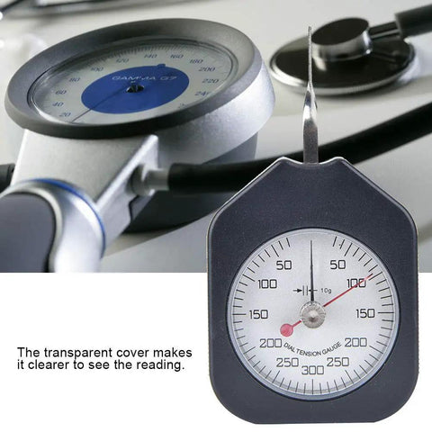 Double Needle Dial Tension Meter Grams Force Tensiometer For DIY And Machine Shop, Portable Plastic Gauge For Accurate Spring Load Testing, Valve Micro Switch And Electronic Component Diagnostics with clear dial and hook