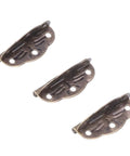 100 Pack Bronze Finish Mini Box Hinges For Wooden Jewelry Boxes, Doll Houses, And Small Cabinets, iron sheet hinges
