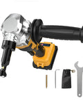 Awesome Cordless Metal Nibbler Compatible With DeWalt 20V Battery Brushless Metal Cutter with assist handle and accessories.