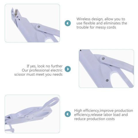 Cordless Electric Scissors For Fabric Cutting, handheld electric scissors with a wireless design for easy maneuverability.