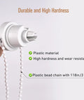 Quick Fix Roller Shade Repair Kit With Snappy Clutch Bracket And Solid Steel Components For Thirty Two Millimeters Outer Diameter Aluminum Tubes Hassle Free Install Heavy Duty, plastic clutch with bead chain.