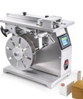 Gshshou 90 Degree Right Angle Labeling Machine With Metal Body And Touch Control Efficient Fast Corner Sealer for Boxes, showing control panel and labeling mechanism.