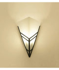 Modern Black Acrylic Wall Sconce Minimalist Bedroom Bedside Lamp With Uniform Soft Glow For Living Room Decor, wall lamp in corner.