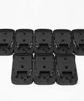 Beefy 20V Tool Holder Wall Mount Organizer For Drill Tools Holds Up To 8 Mounts Includes Screws Ultra Strong Glass Fiber Reinforced Polymer Build