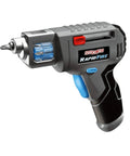Go To Rapid Fire Quick Load Power Screwdriver with Interchangeable Bit Cartridges, visible in full view with black handle and blue trigger