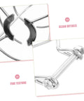 Tough As Nails 2 Pack Fire Sprinkler Head Protector Cage Heavy Duty 1/2 Inch Metal Shield close-up detailing of metal textures.
