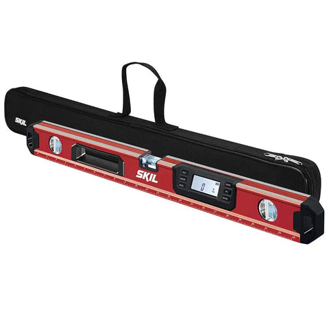 Pro Grade Digital Level With High Contrast Blue Vials Backlit LCD Screen Auto Adjusts For Any Orientation Reads Vertical And Horizontal Levels From Any Angle Handy Precision Leveling Tool For DIYers And Pros