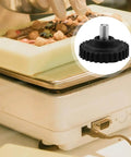 Stainless Steel Feet For Digital Kitchen Scales With Non Slip Rubber Bumpers Universal Replacement Parts For Precision Cooking And Baking Built To Last shown in use on a scale