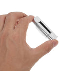 Heavy Duty Zinc Alloy Corner Cabinet Hinge For Industrial Cabinets And Cupboards Easy Install Metal Hinge held in hand