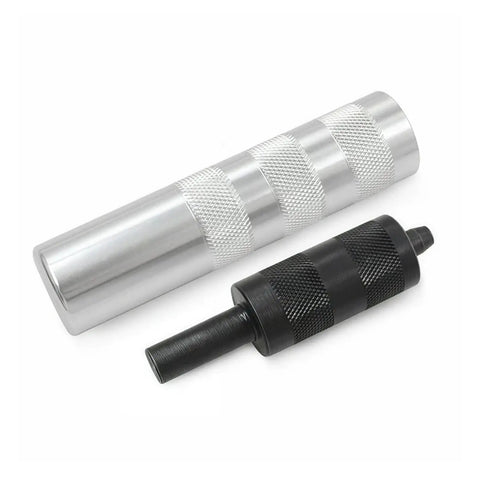 Awesome Valve Retainer Disassemblor and Installer Kit For All Family Cars Makes Auto Repairs A Breeze With Durable Tools You Can Drop And Never Fear Breaking A Sweat Fixing Your Ride, silver and black metal tools