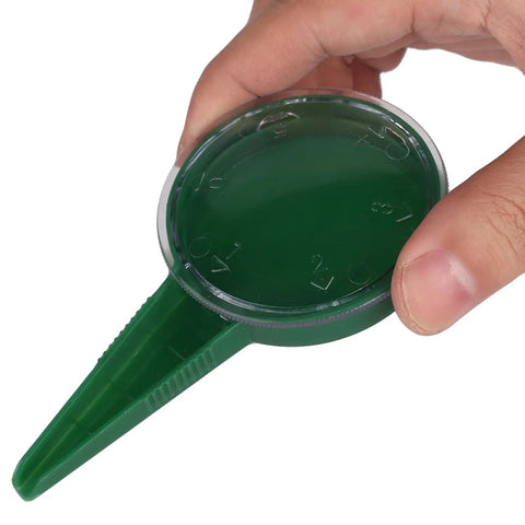Pack Of 2 Handheld Seed Spreader And Dial Seed Dispenser Sower With 5 Adjustable Settings For Precise Seeding tool in hand