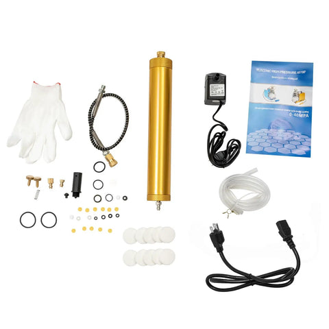 Subiudzzh 1.8kw High Pressure Air Compressor Pump With Freestanding Design And Power Cord Ideal For Scuba Diving Tank Filling Industrial Pipeline Testing And Fast Tire Inflation Featuring Copper Motor Steel Shell For Top Performance And Durability