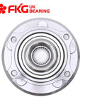 Top view of Beefed Up Front Wheel Bearing Hub Assembly For AWD Fit For 2005 2008 Dodge Magnum, 2007 2016 Dodge Charger, And 2005 2016 Chrysler 300 With 5 Lugs Front Position Left Or Right Replacement OE Quality.