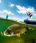 Robotic Fishing Lure With Realistic 3D Swimming Action For Freshwater And Saltwater, Attracts Walleye, Trout, And Bass underwater