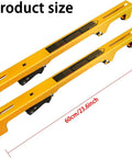 Two Pack Miter Saw Mounting Brackets Replacement Parts Fits DW7440RS DeWalt Table Saw Stand, 23.6 inches, shown with product size