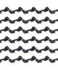 Anti Cut End Cap Protector For 35mm DIN Rail Black Pack Of 30 Terminal Block End Mounting Insulated Plastic End Caps displayed