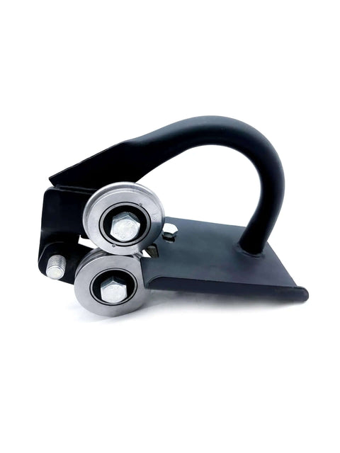 Bead Roller Tool Adjustable Hand Pulled Portable Bead Roller For Sheet Metal 0.6mm 23 Gauge Iron Plate Roller, front view