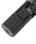 Close-up of the ergonomic grip of Omquot Heavy Duty Armored Cable Stripper For Professional Electricians, black textured handle.