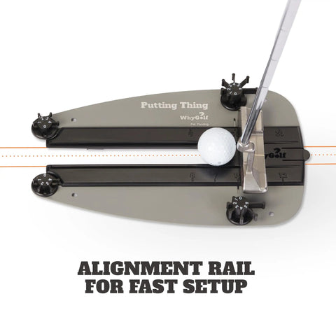 Game-Changing Adjustable Golf Putting Gates Trainer For Home Practice with putter and alignment rail setup.