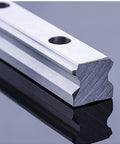 Close-up of 10-Piece Square Linear Guide Rail Kit HGR35 2240mm for CNC Machines showing high-carbon steel build