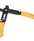 Heavy Duty Adjustable Wire Stripper And Mini Cutter Pliers for 0.5 to 4.0 mm wired gear with yellow rubber grip handles.