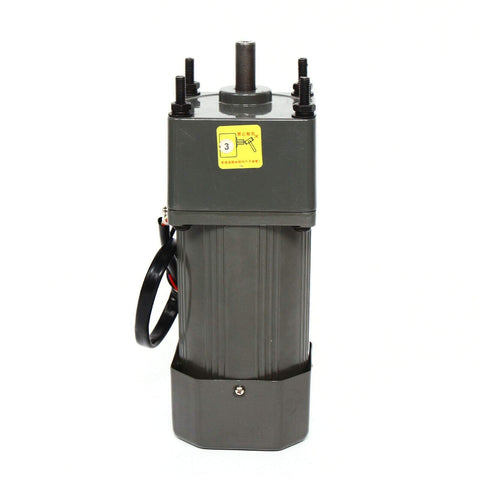 250W AC High Torque Geared Motor With Reversible Single Phase Operation Variable Speed Adjustable Controller Governor 110V Low Noise Drive For Industrial Applications