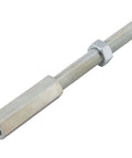 Bolt On Master Cylinder Clevis And Pushrod Kit Three Eighths Inch Fine Thread Clevis With Four Point Seven Five Inches Pushrod Length