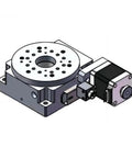 Heavy Duty Top Shelf 100Mm Rotary Turntable With 0.02 Precision Stepping Motor Drive and adjustable indexing platform.