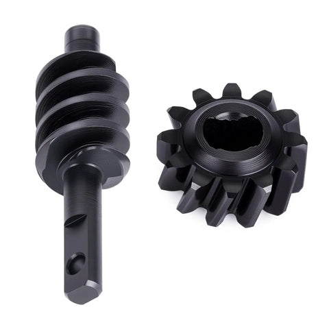 Hardened Steel Helical Axle Gear Set 12T For 1/30 RC Crawler With CNC Machined Worm And Spur Gears.