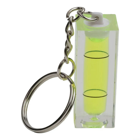 10 Pack for mini for spirit Levels Green and Blue for acrylic Glass Square keychain level with yellow fluid for accurate measurements
