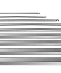 Super Handy Nine Piece Long Chrome Ballpoint Hex Allen Key Set Long Arm L Wrench Kit in red holder