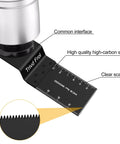 Close-up of Tough As Nails Heavy Duty Titanium Coated Multitool Blades 50 Pack with high-carbon steel and clear scale detail.