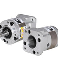 20:1 Planetary Gearbox for Nema 17 Stepper Motor, compact 42-51mm body, beefy torque reduction, shown with output shaft 8mm